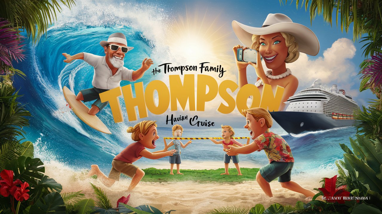 The Thompson family  Hawaii cruise