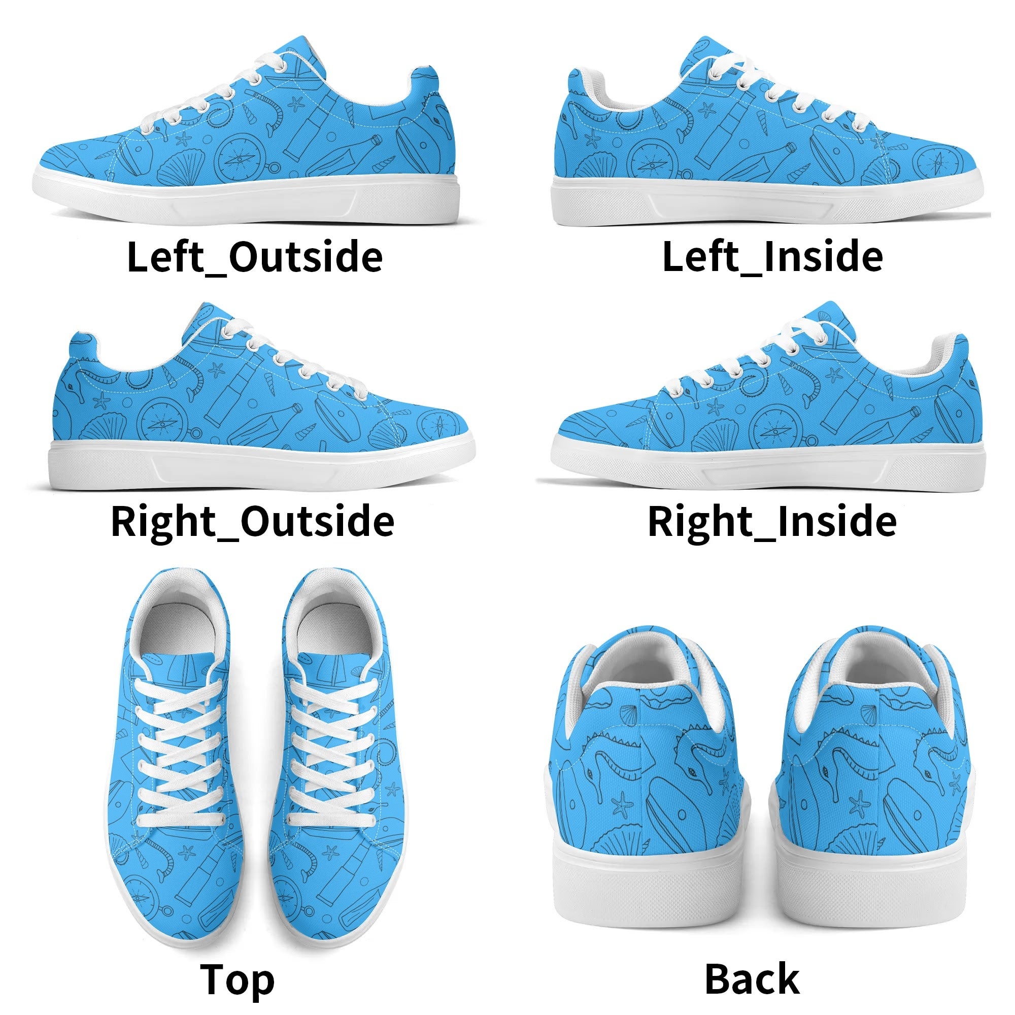 Cruise Anchor shoes Blue