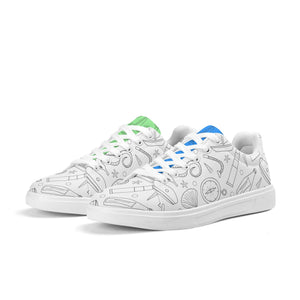 Scarpe da crociera multicolori